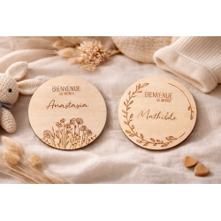 Carte de naissance bébé