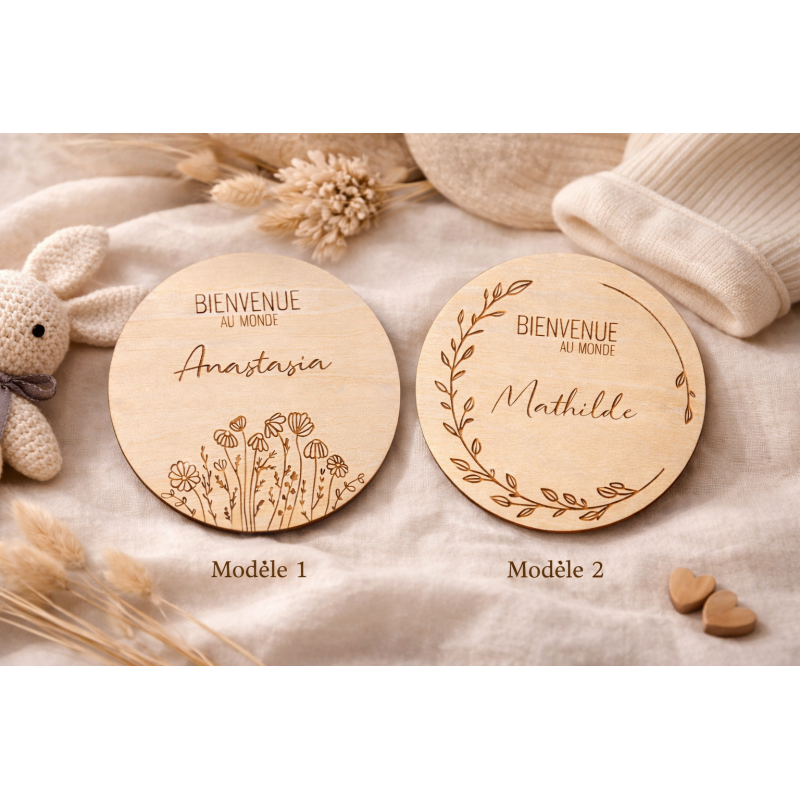 Carte de naissance bébé